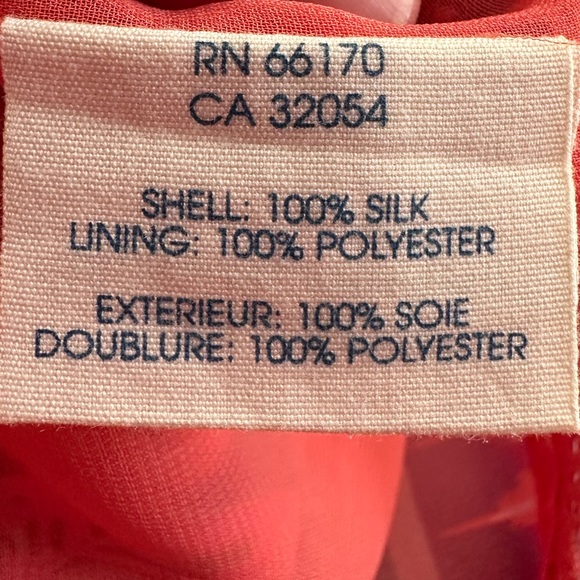 Anthropologie Edmé & Esyllte Bright Vibrant SILK Skirt size 10 - Picture 13 of 14